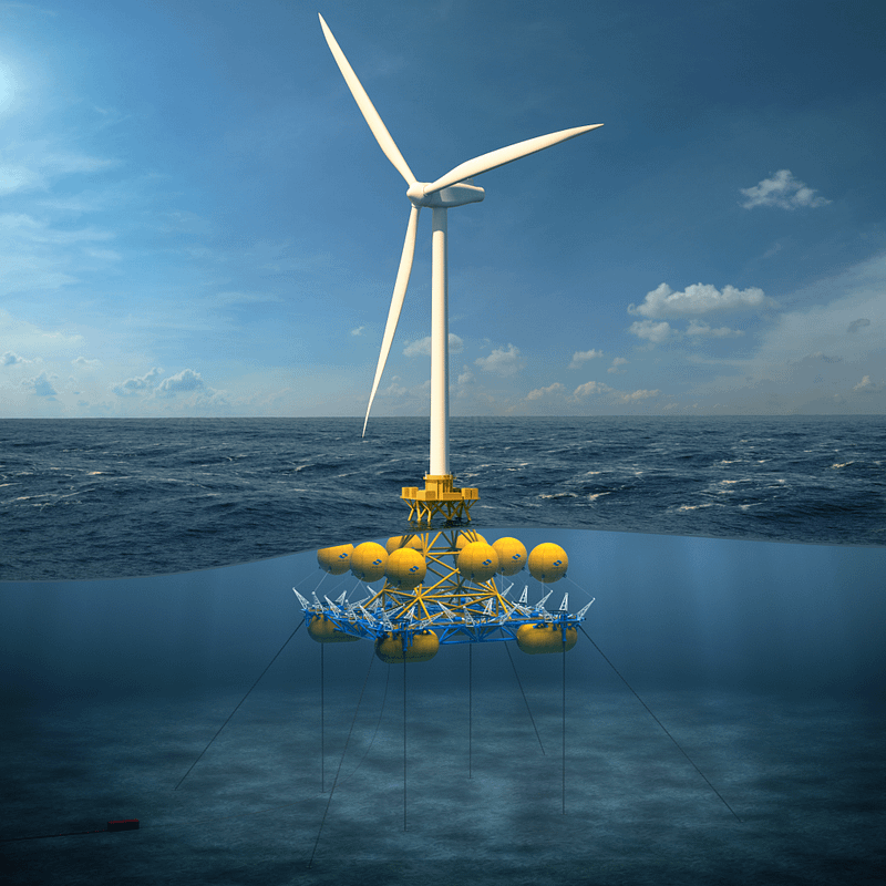 Marine Power System vėjo turbina gamina atsinaujinančią energiją
